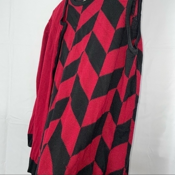 Talbots Sweater Set Tank Top Sleeveless and Long Sleeve Full Zip Cardigan Wool - Picture 6 of 12